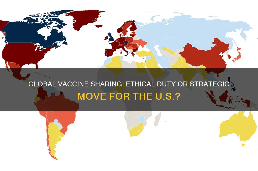 is us giving vaccines to other countries