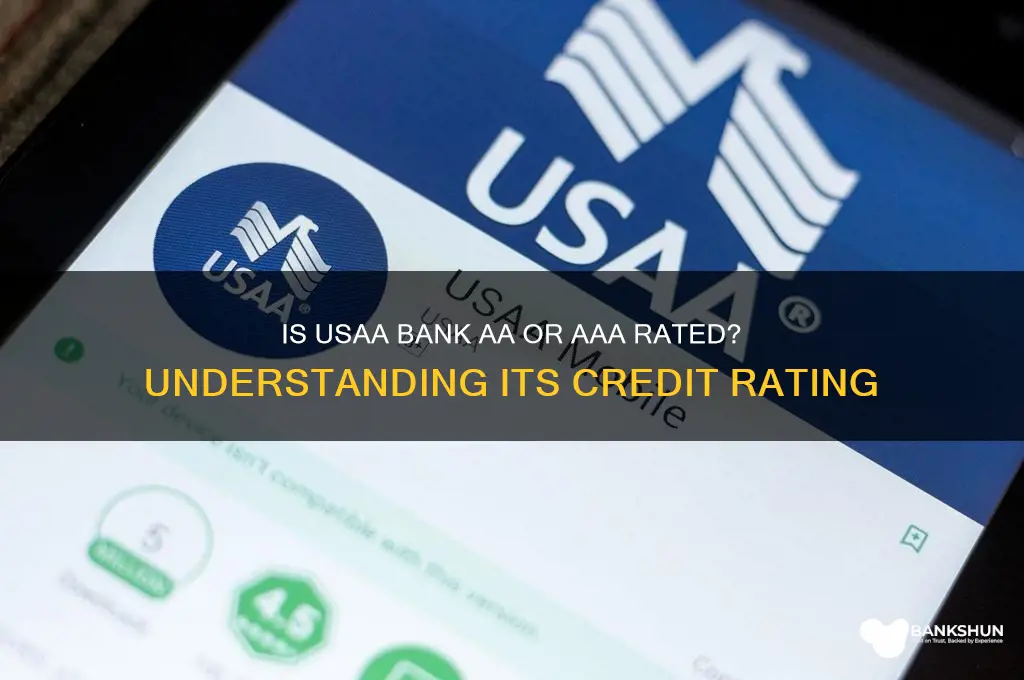 is usaa bank aa or aaa rated