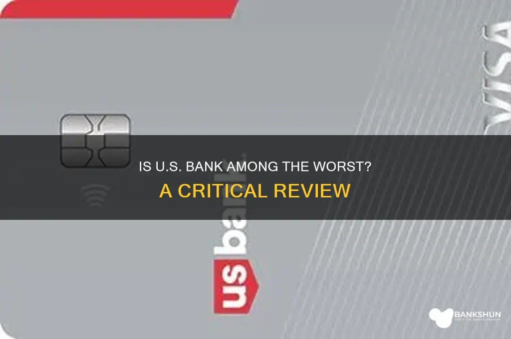 is usbank one of the worst banks