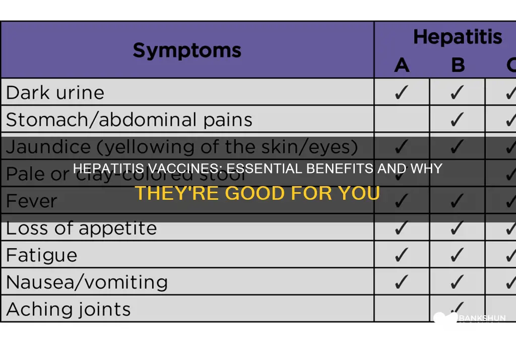 is vaccine against hepatitis good for u