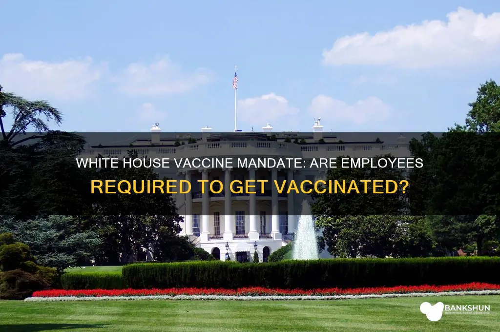 is vaccine mandatory for white house employees