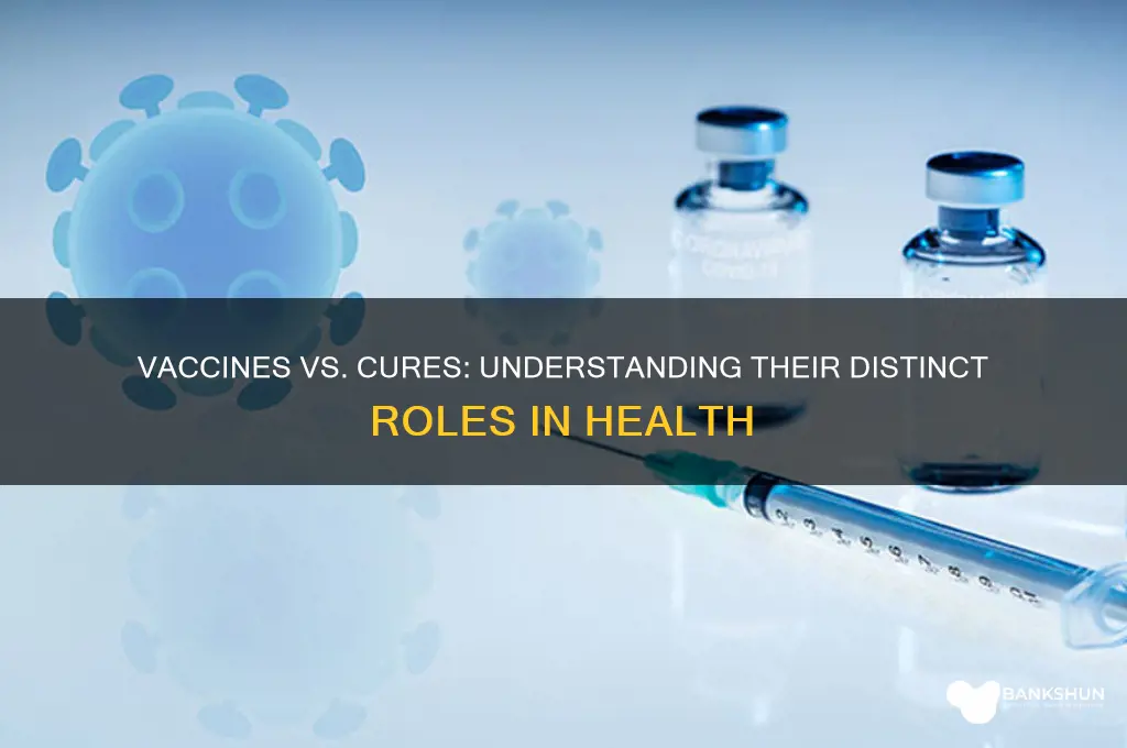 is vaccine the same as a cure