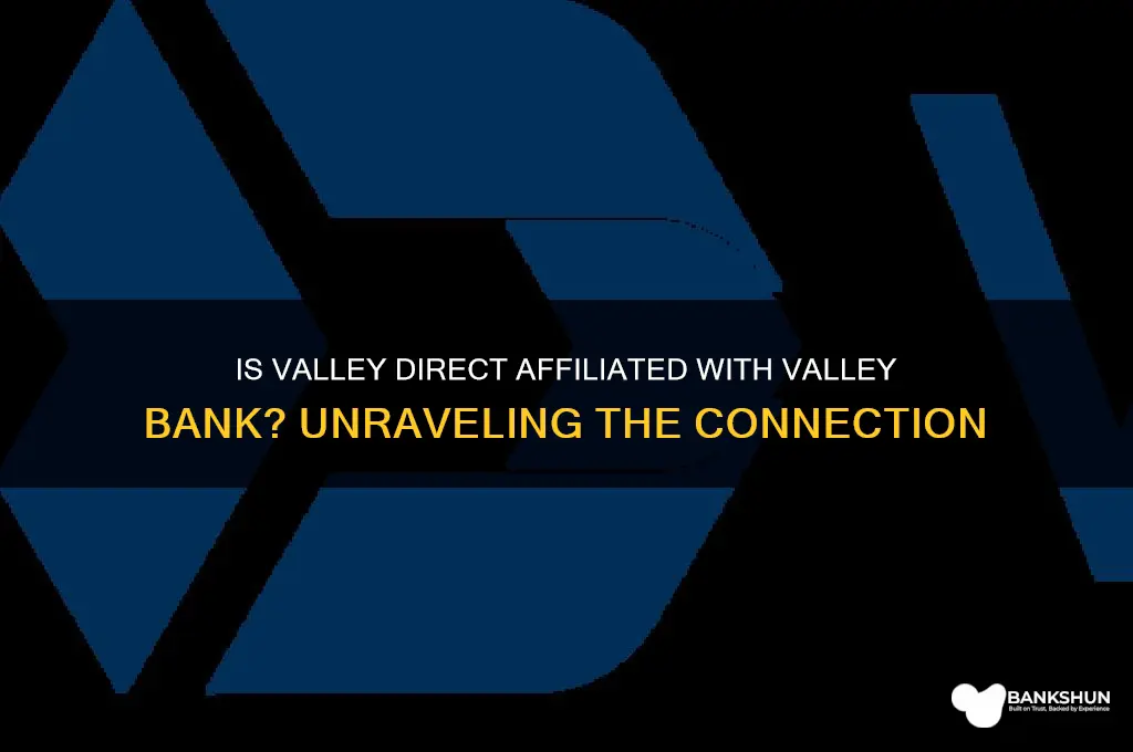 is valley direct part of valley bank