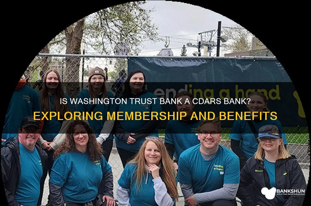 is washington trust bank a cdars bank