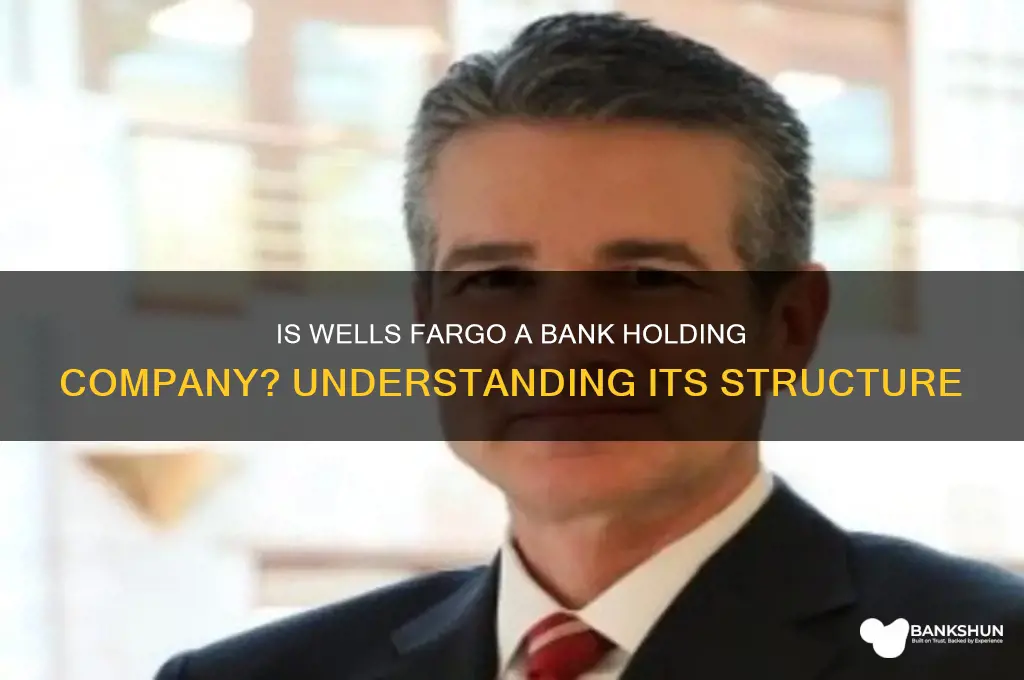 is wells fargo a bank holding company