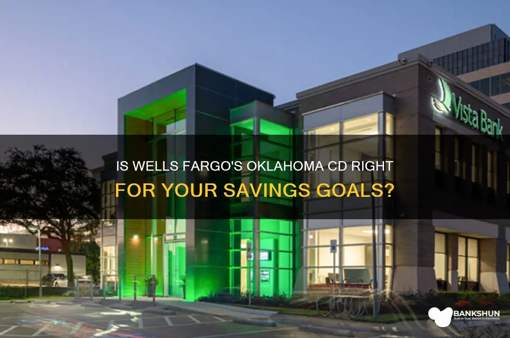 is wells fargo bank cd in oklahoma