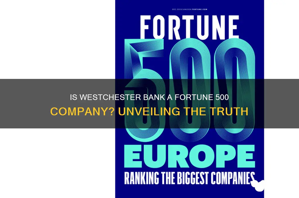 is westchester bank a fortune 500 company