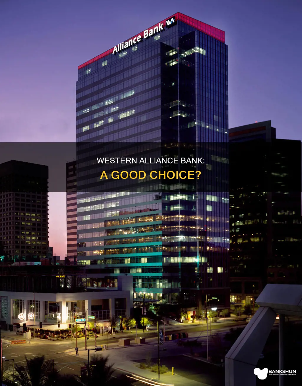 is western alliance bank a good bank