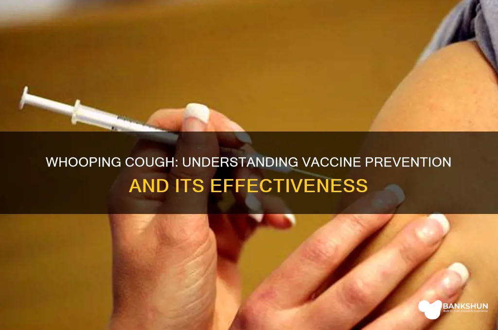 is whooping cough a vaccine preventable disease