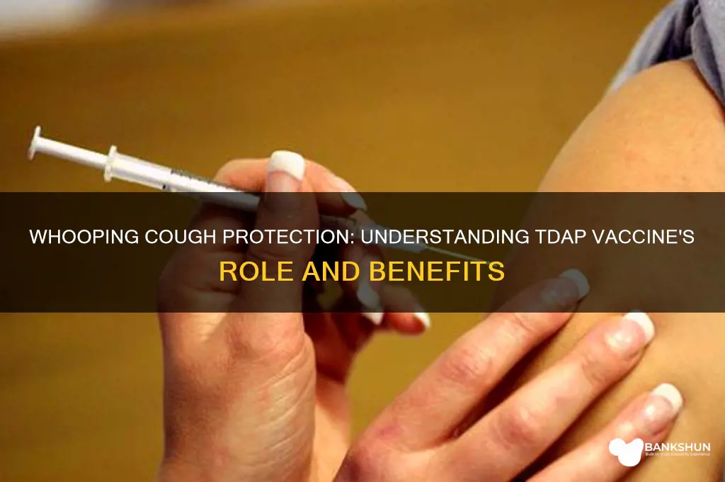 is whooping cough in the tdap vaccine