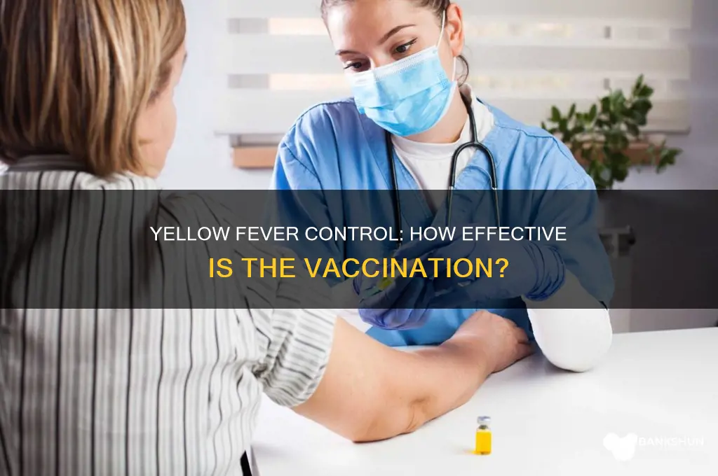 is yellow fever controlled by a vaccination