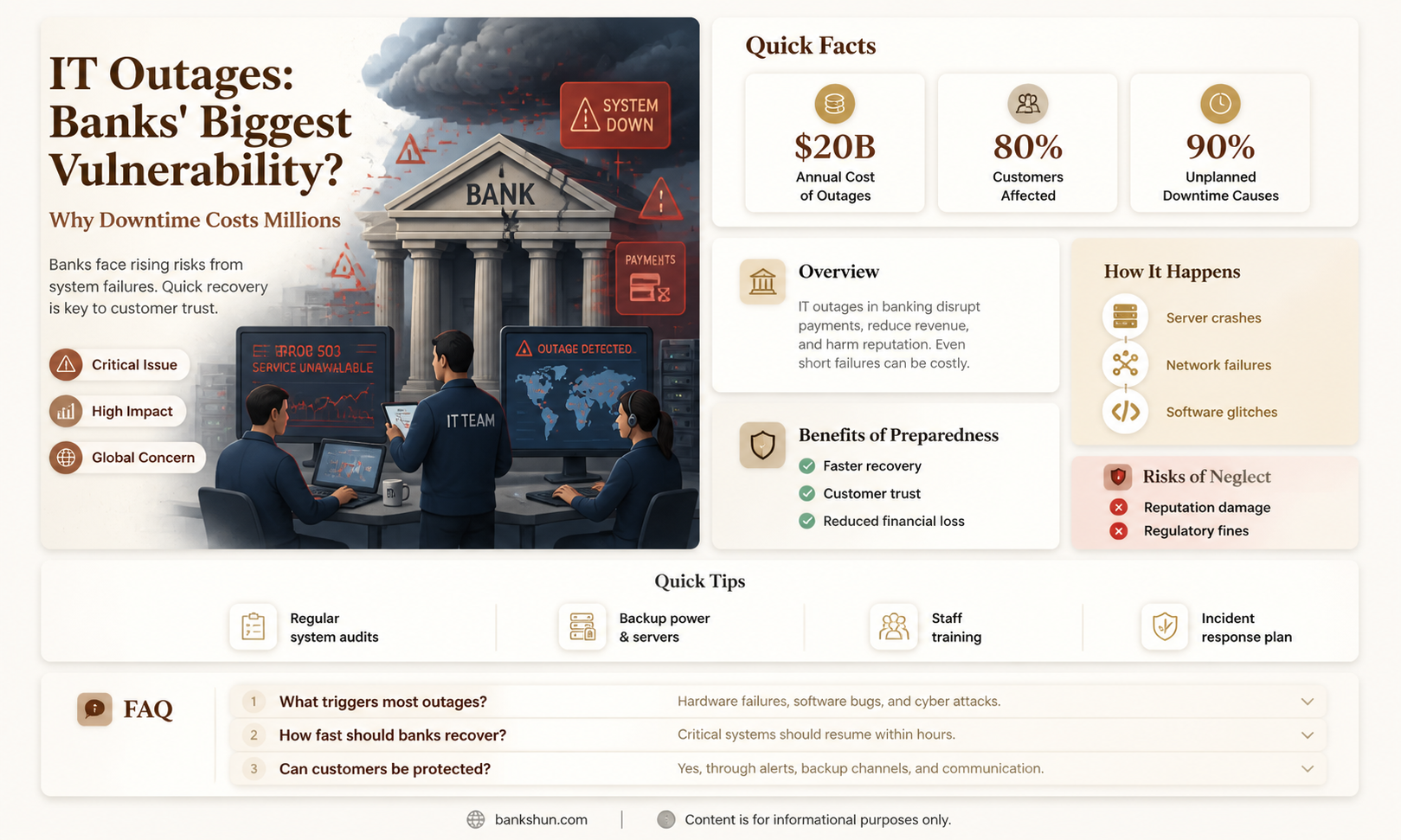 are banks affected by the it outage