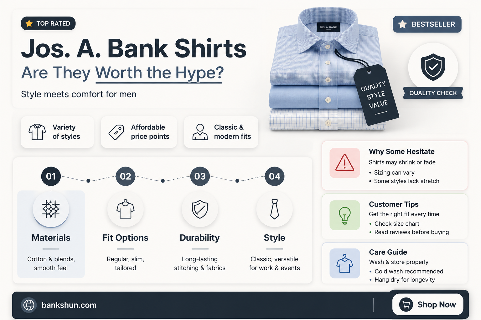 do adult males like jos banks shirts