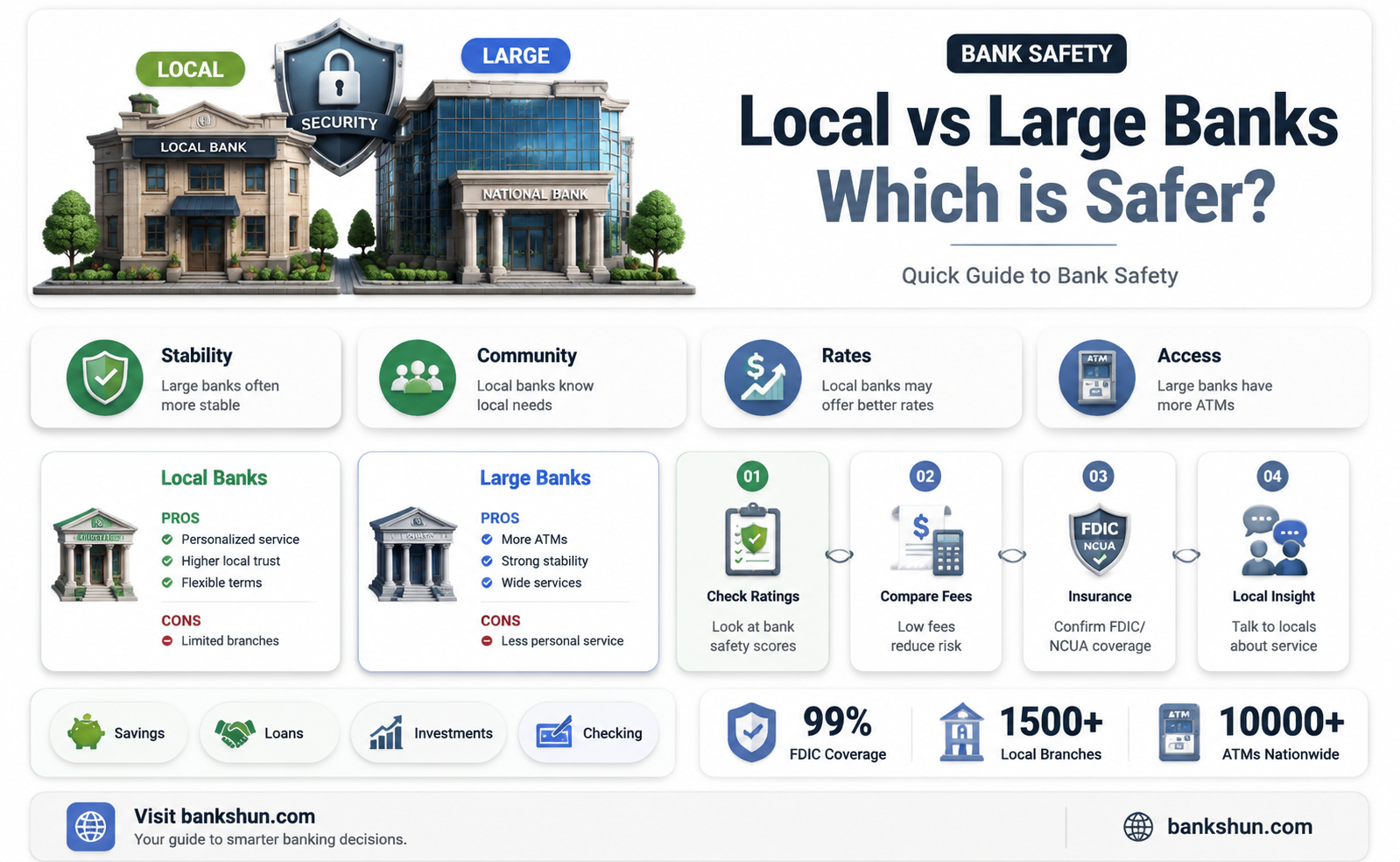 are local banks safer than large banks