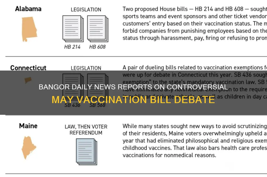 may 3 bangor daily news vaccination bill