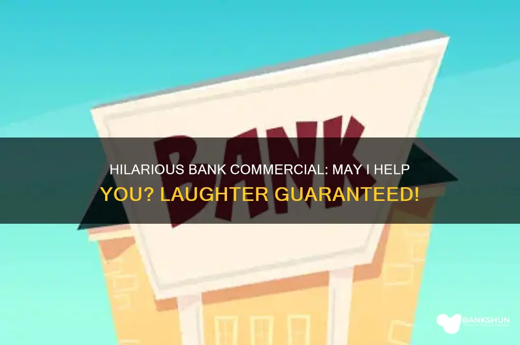 may i help you bank commercial funny