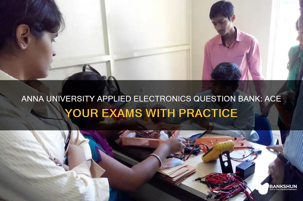 me applied electronics anna university question bank