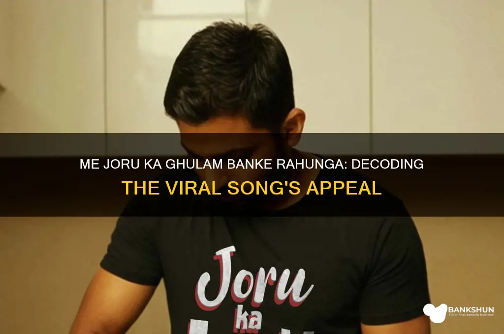 me joru ka ghulam banke rahunga song