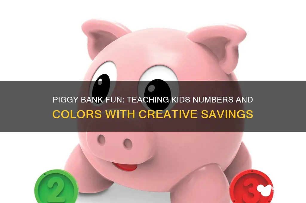 me numbers and colors pig e bank