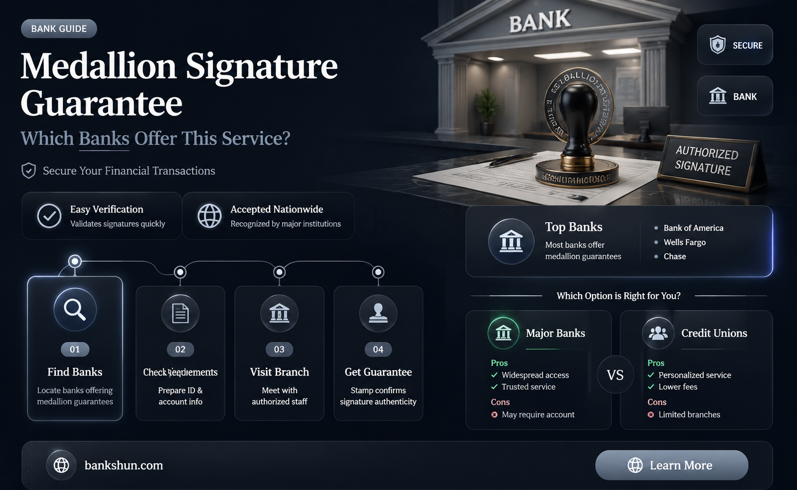 do all banks do medallion signature guarantee