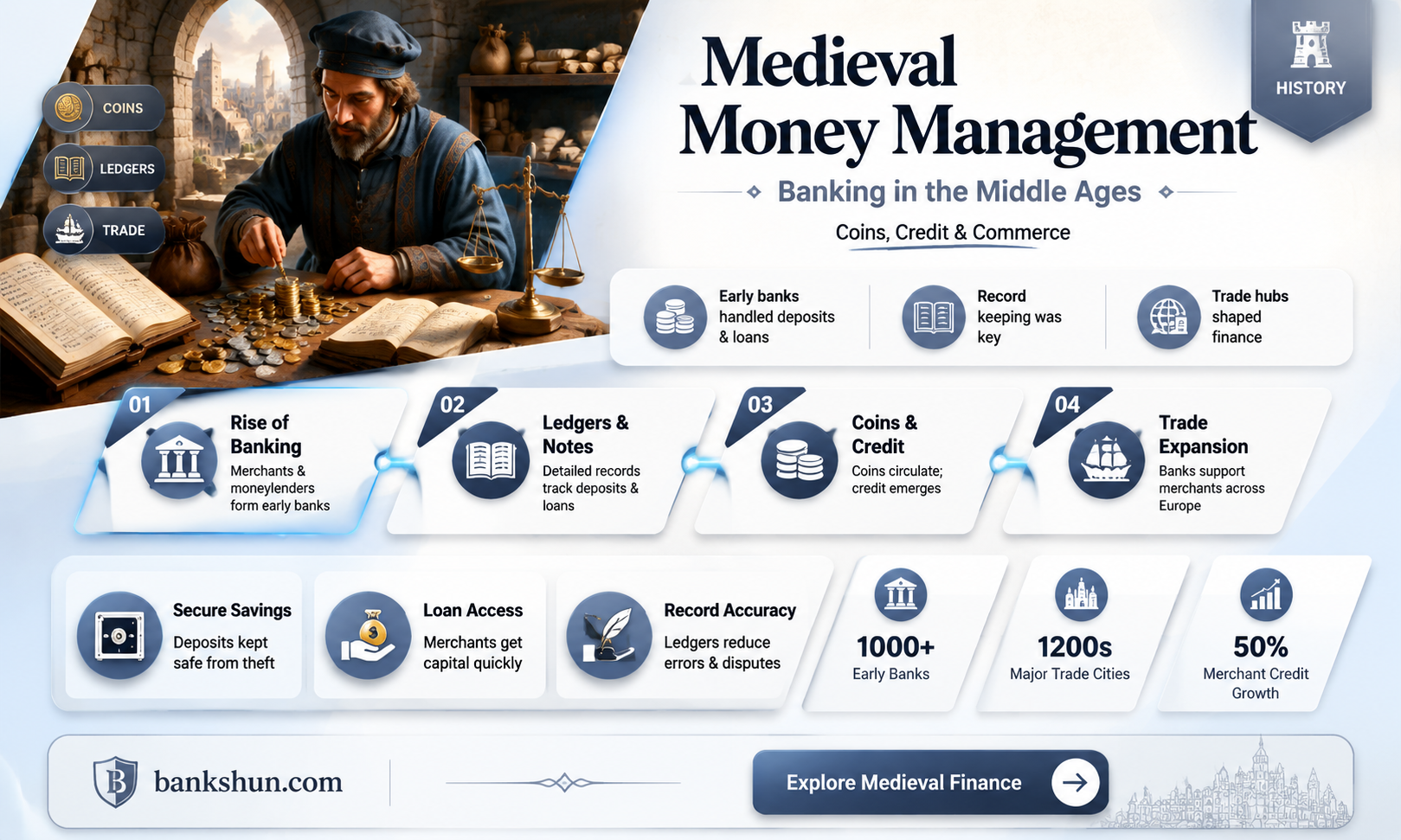 did they have banks in medieval times