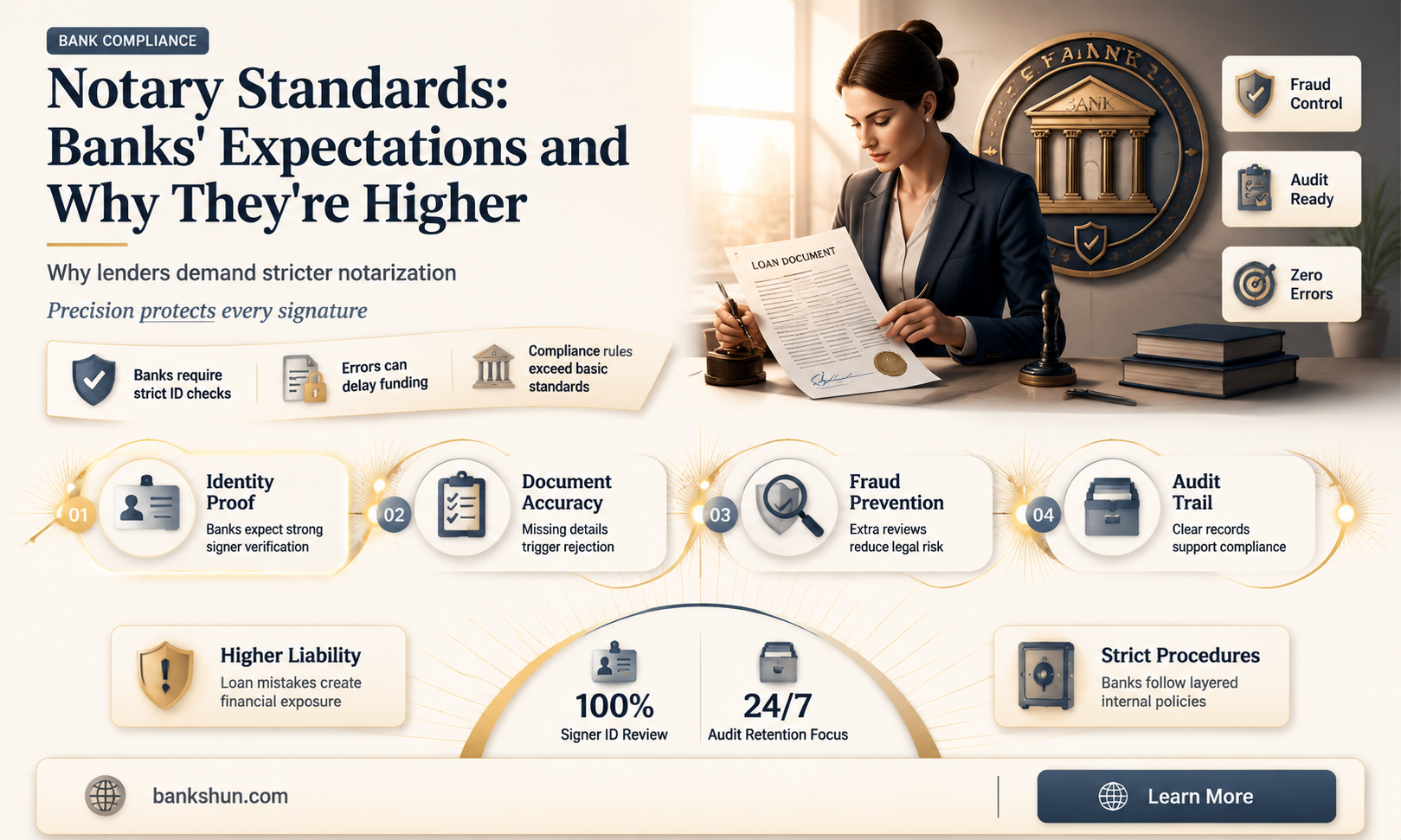 do banks have higher standards for notaries