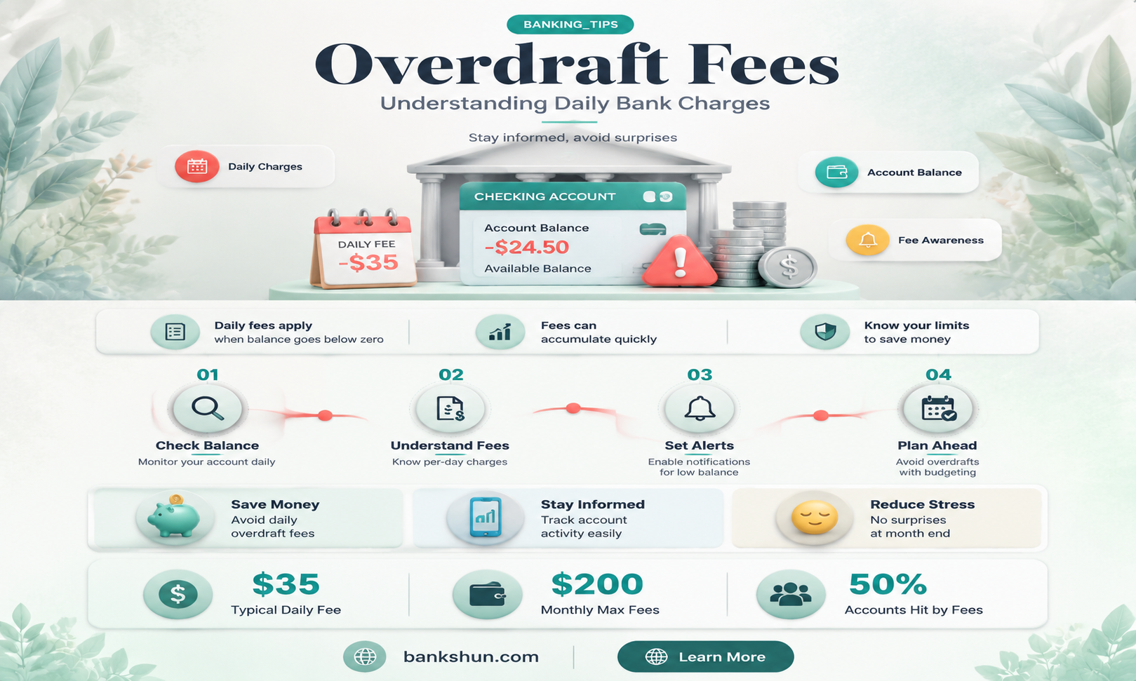 do all banks charge daily overdraft fees