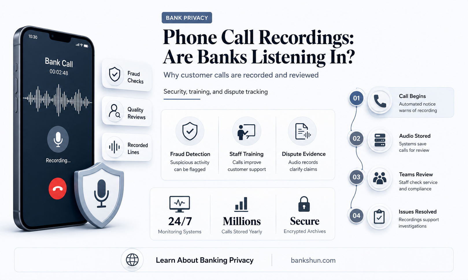do banks have to record phone calls