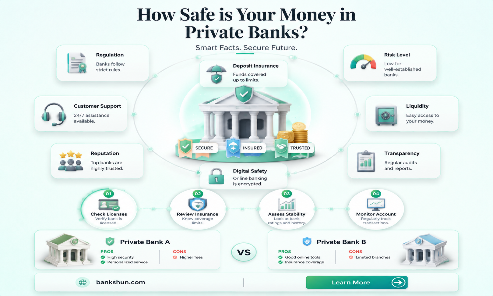 are funds safe in a private bank