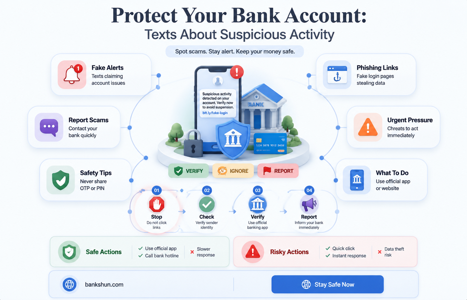 do banks text you about suspicious activity