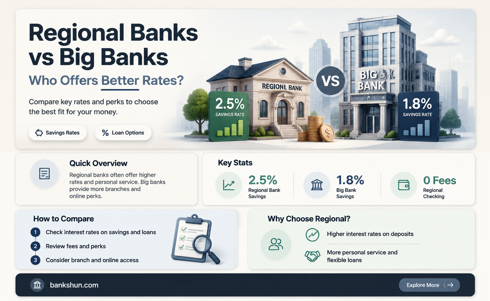 are regional banks cheaper than big banks