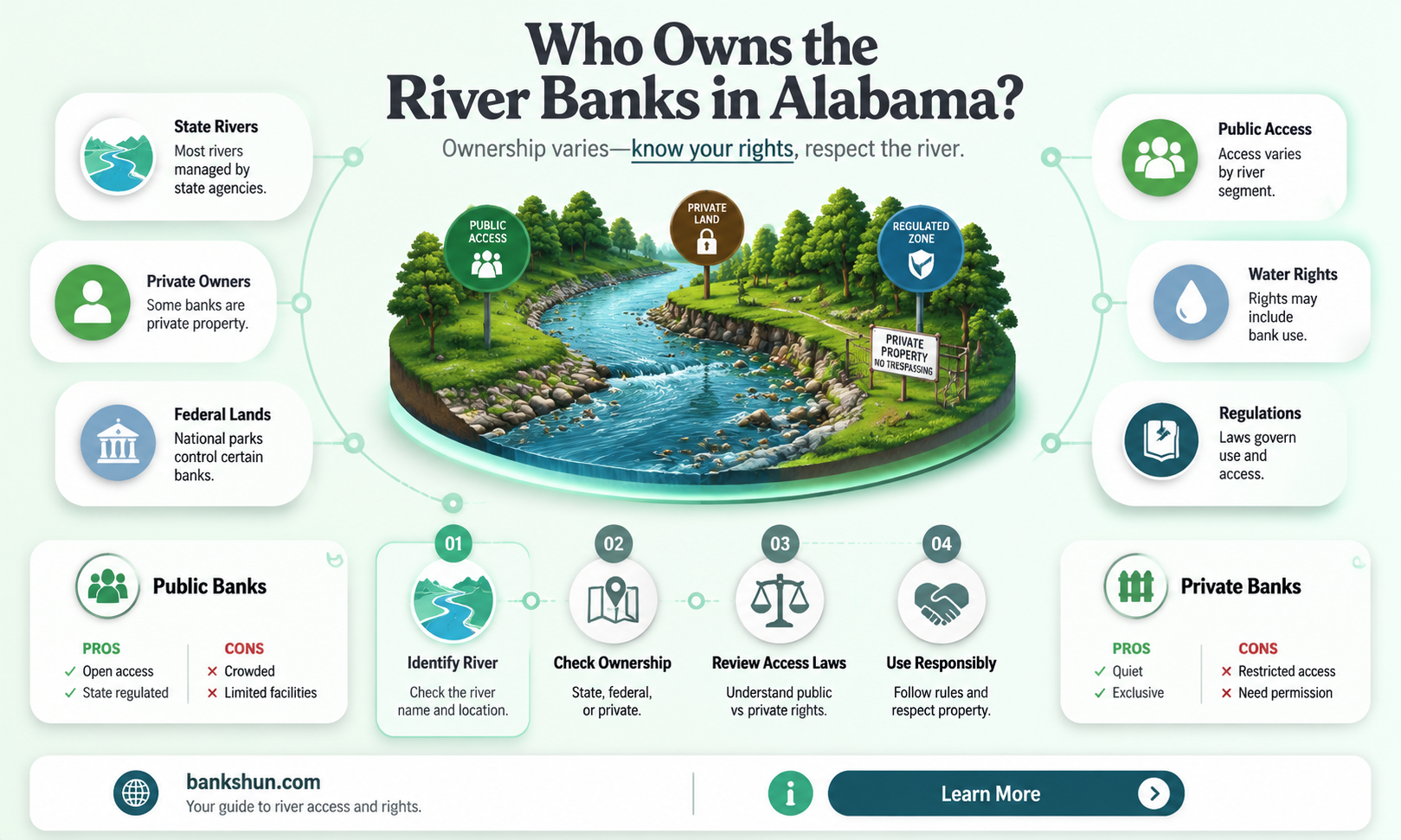 are river banks public property in alabama