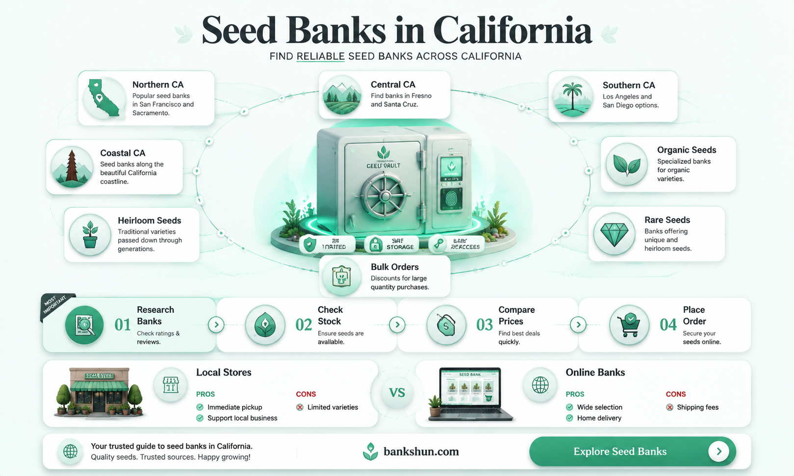 are there any seed banks in california