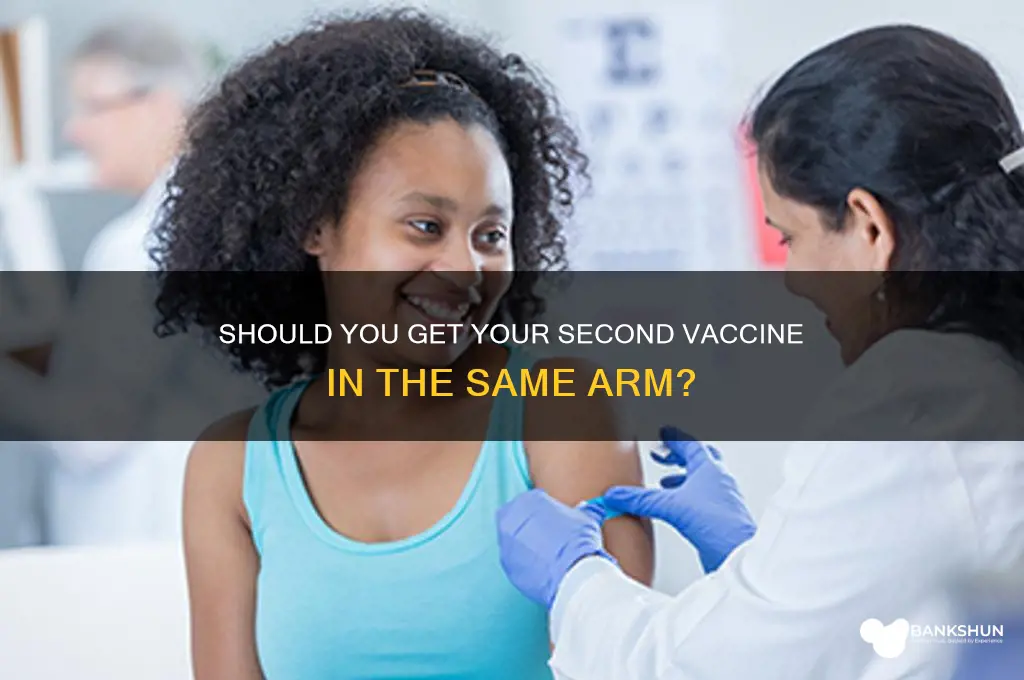 should 2nd vaccine be in same arm
