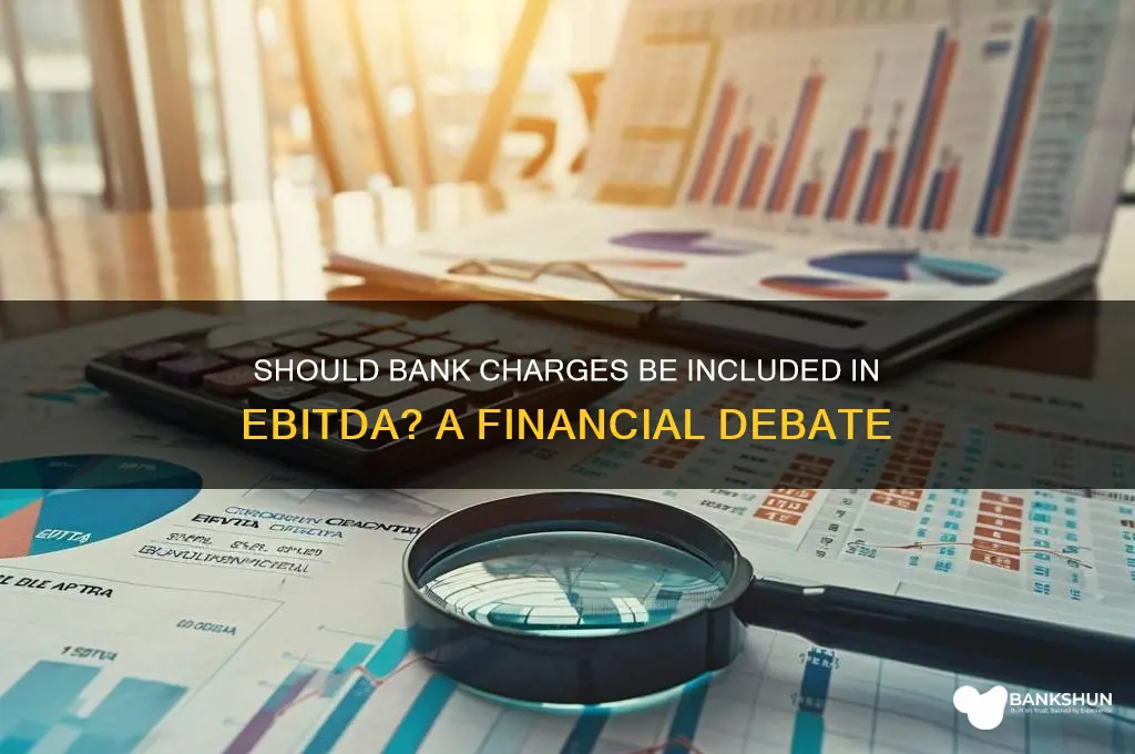 should bank charges be included in ebitda