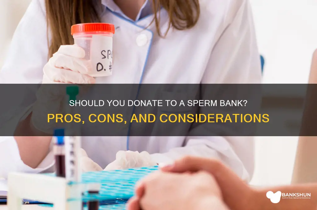 should i donate to a sperm bank