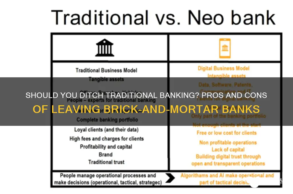 should i leave brick and mortar bank