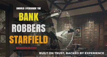 Persuading Bank Robbers in Starfield: Ethical Dilemma or Strategic Move?