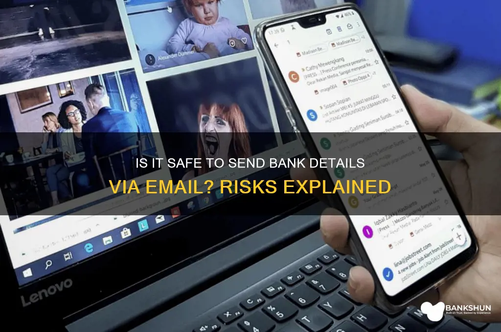 should i send bank details by email