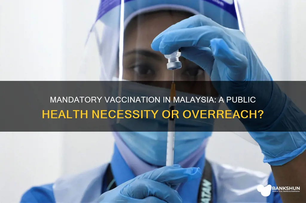 should vaccination be made mandatory in malaysia