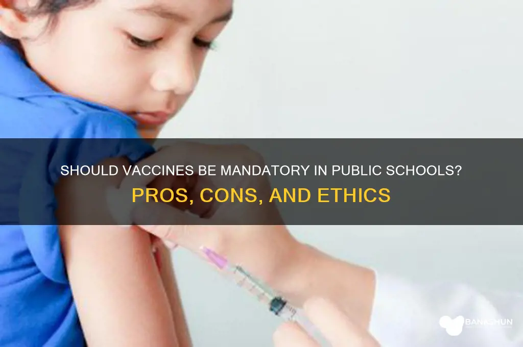 should vaccines be mandatory in public schools