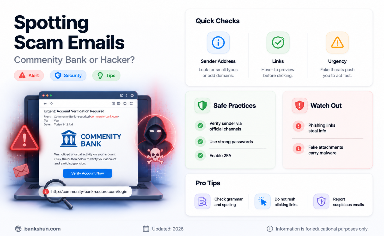 are emails from commenity bank a scam