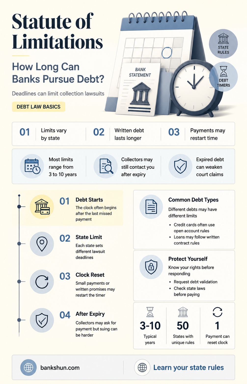 do banks have a statute of limitations
