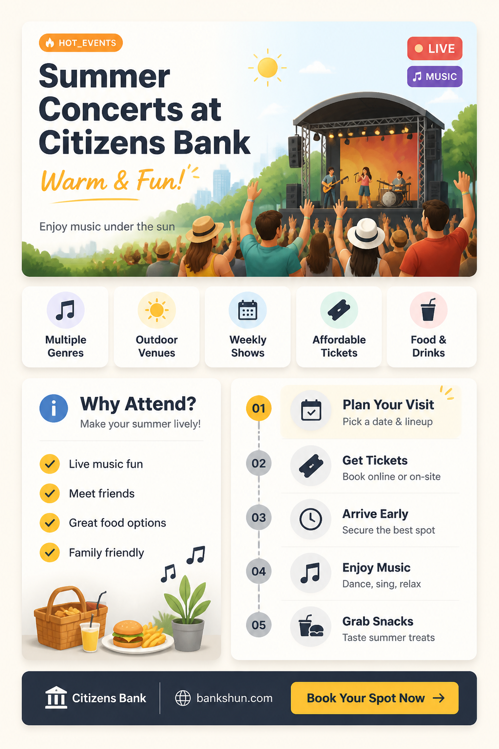 are concerts at citizens bank park warm