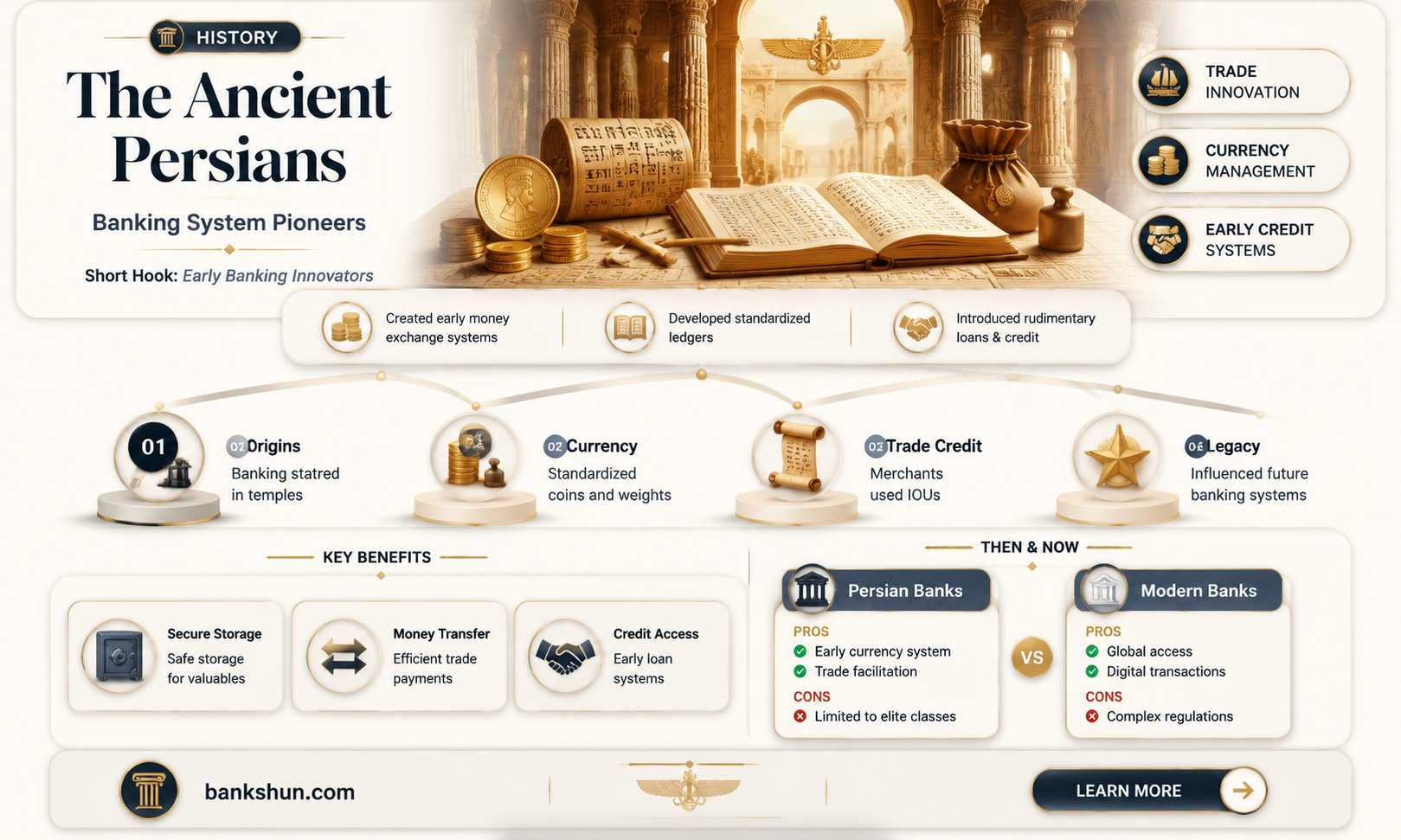 did the persians have a banking system