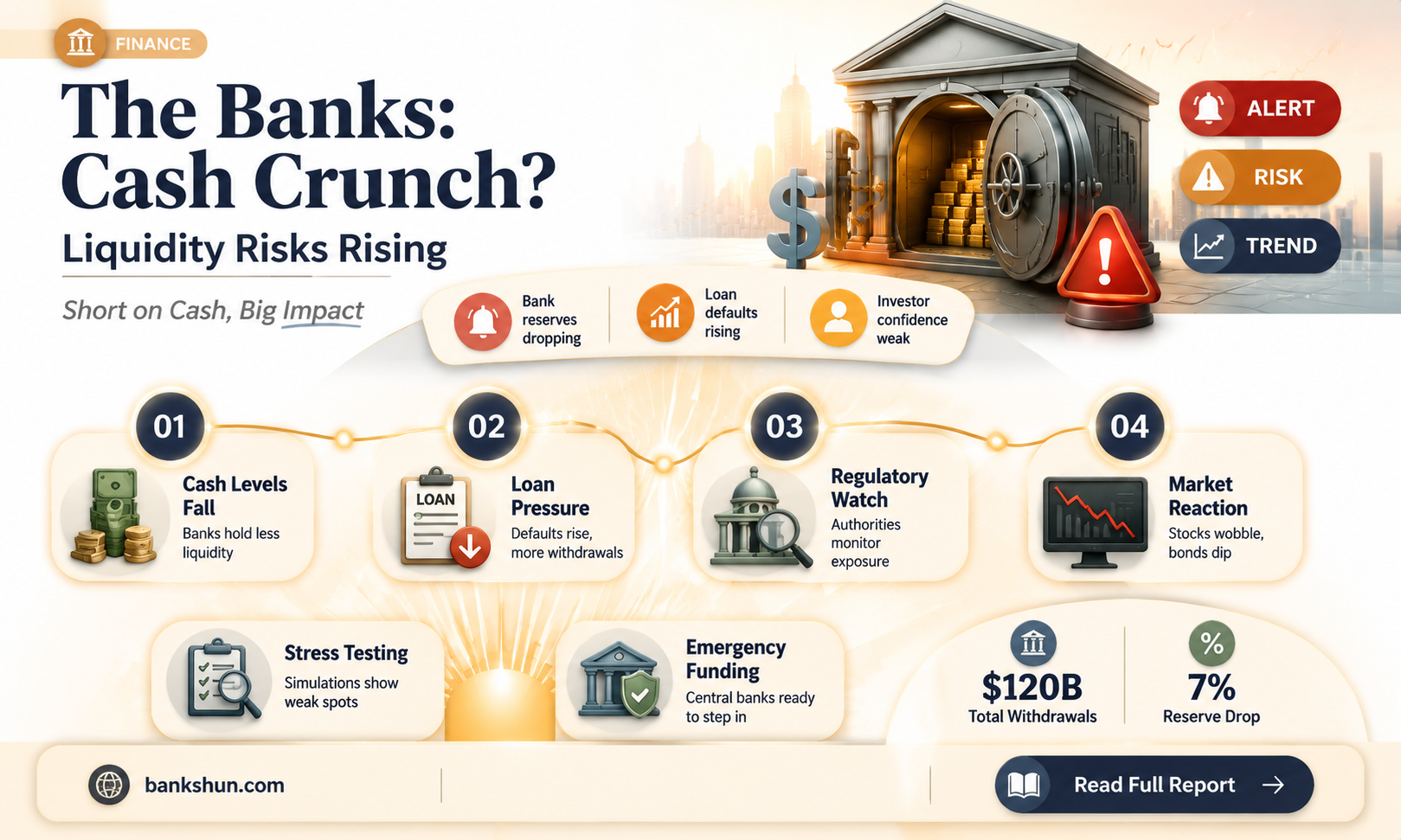 are the banks running out of cash