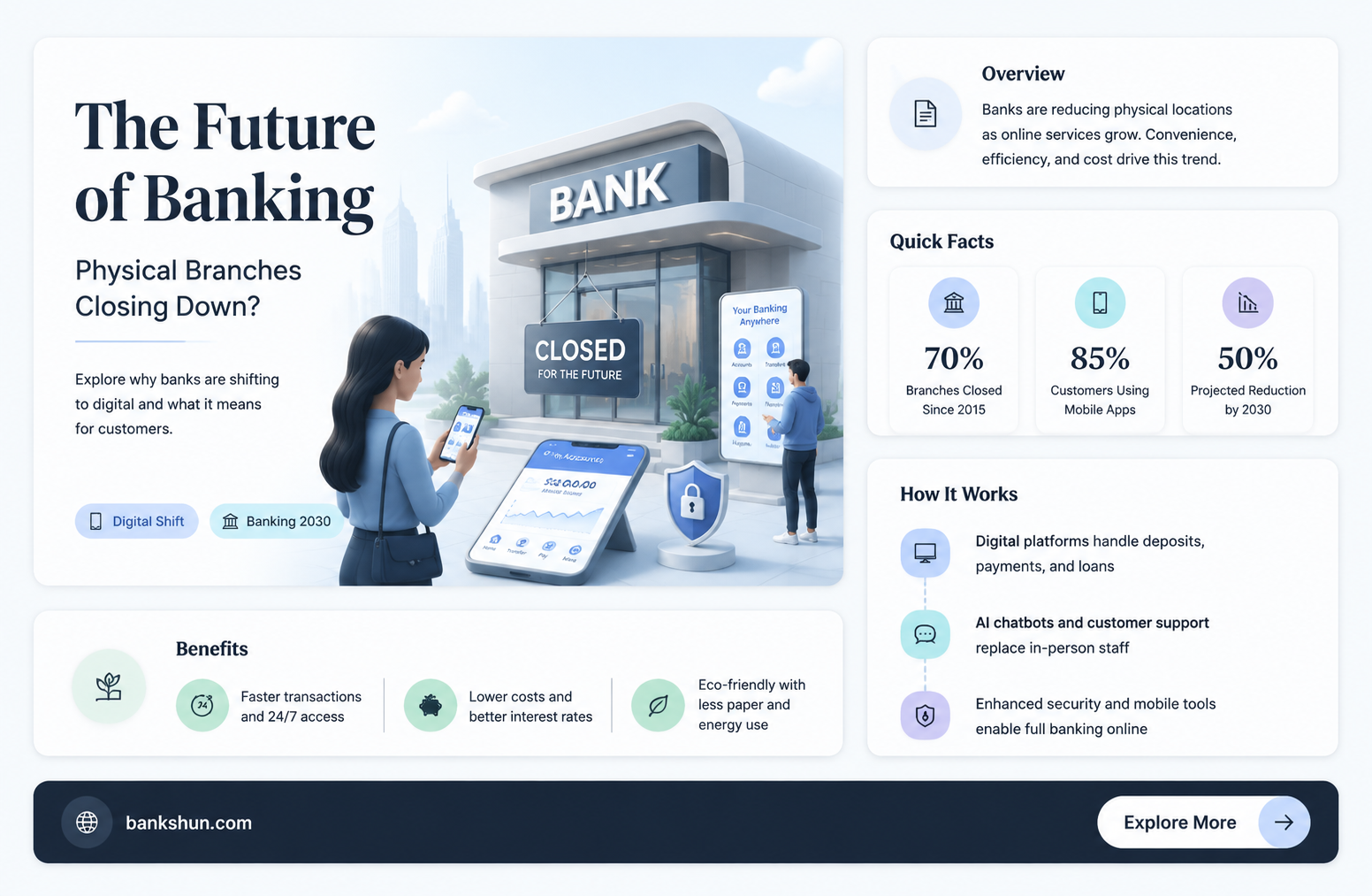 are the banks going to be closing