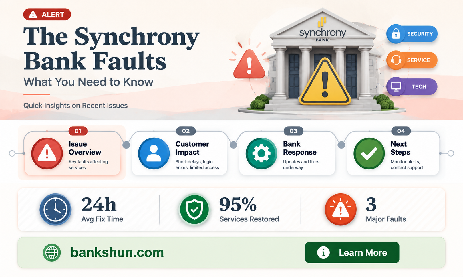are there any faults with sncrhony bank