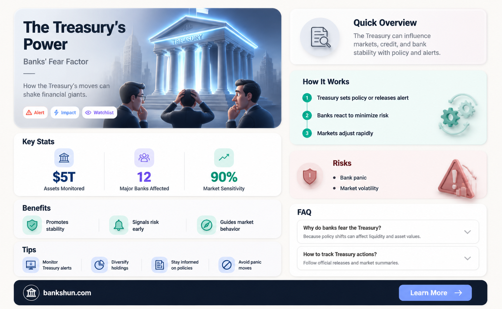 are banks scared of department of treasury