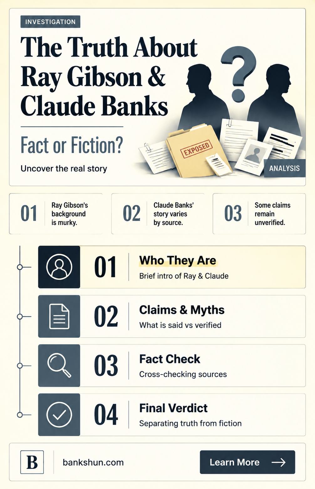 are ray gibson and claude banks real